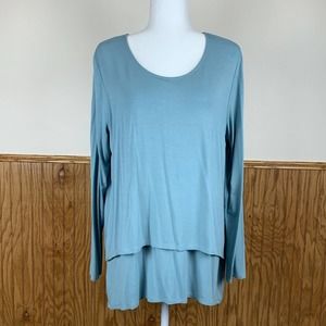 Soft Surroundings Blue Top
